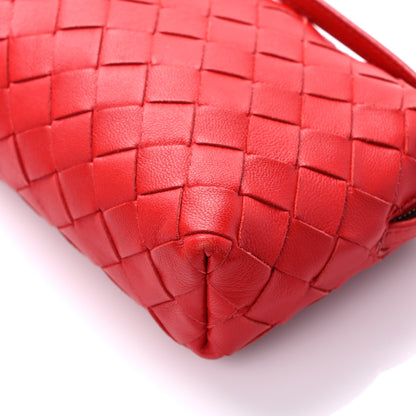 Bottega Veneta Nappa Intrecciato Mini Crossbody Red 12 of 13