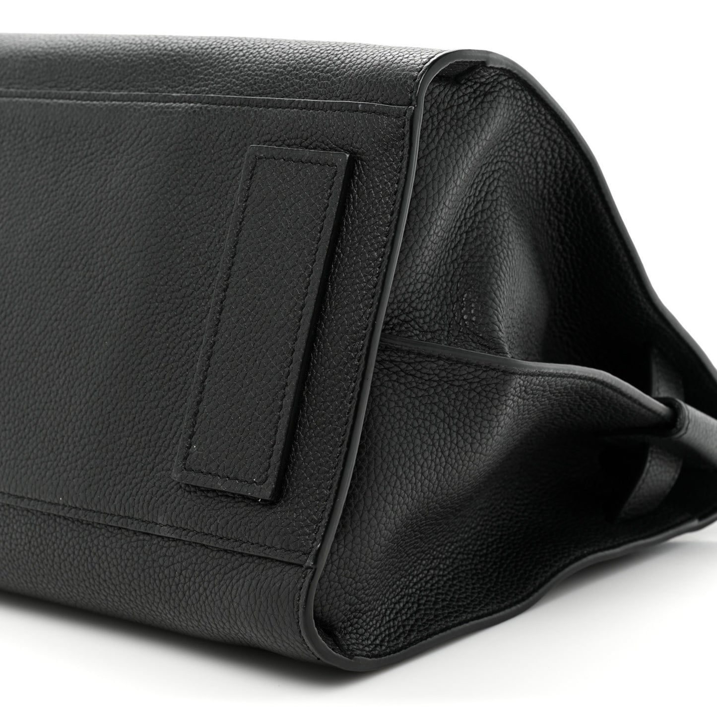 Grained Calfskin Small Supple Sac De Jour Duffle Black
