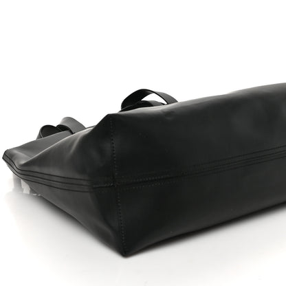 Valentino Garavani Calfskin VLNT Print Rockstud Top Handle Messenger Tote Black 8 of 8