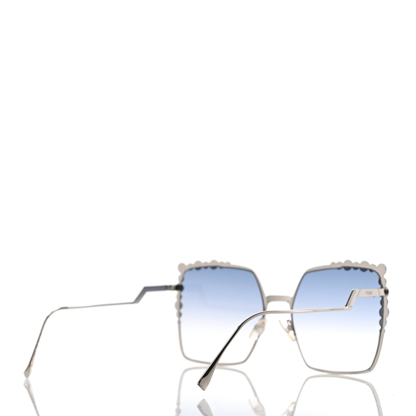 Metal Dots Square Sunglasses FF 0259/S Red