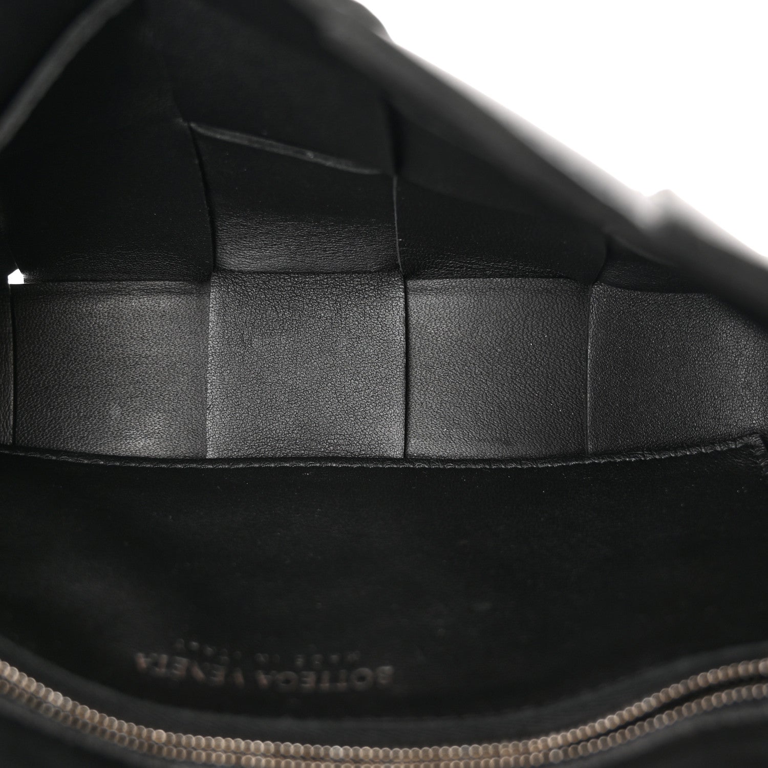 Bottega Veneta Lambskin Maxi Intrecciato Cassette Crossbody Bag Black 11 of 13