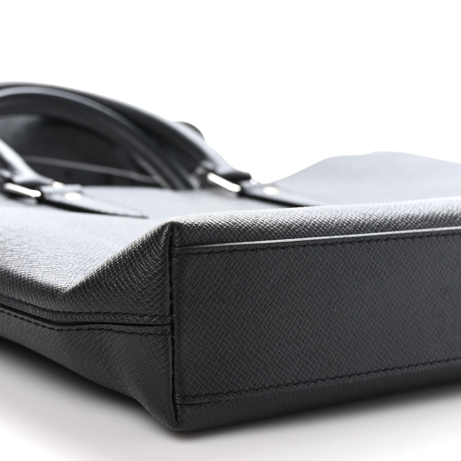 Louis Vuitton Taiga Anton Soft Briefcase Black 9 of 10