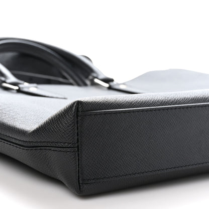 Louis Vuitton Taiga Anton Soft Briefcase Black 9 of 10