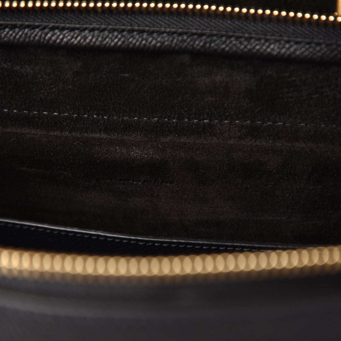 Grained Calfskin Micro Belt Bag Black