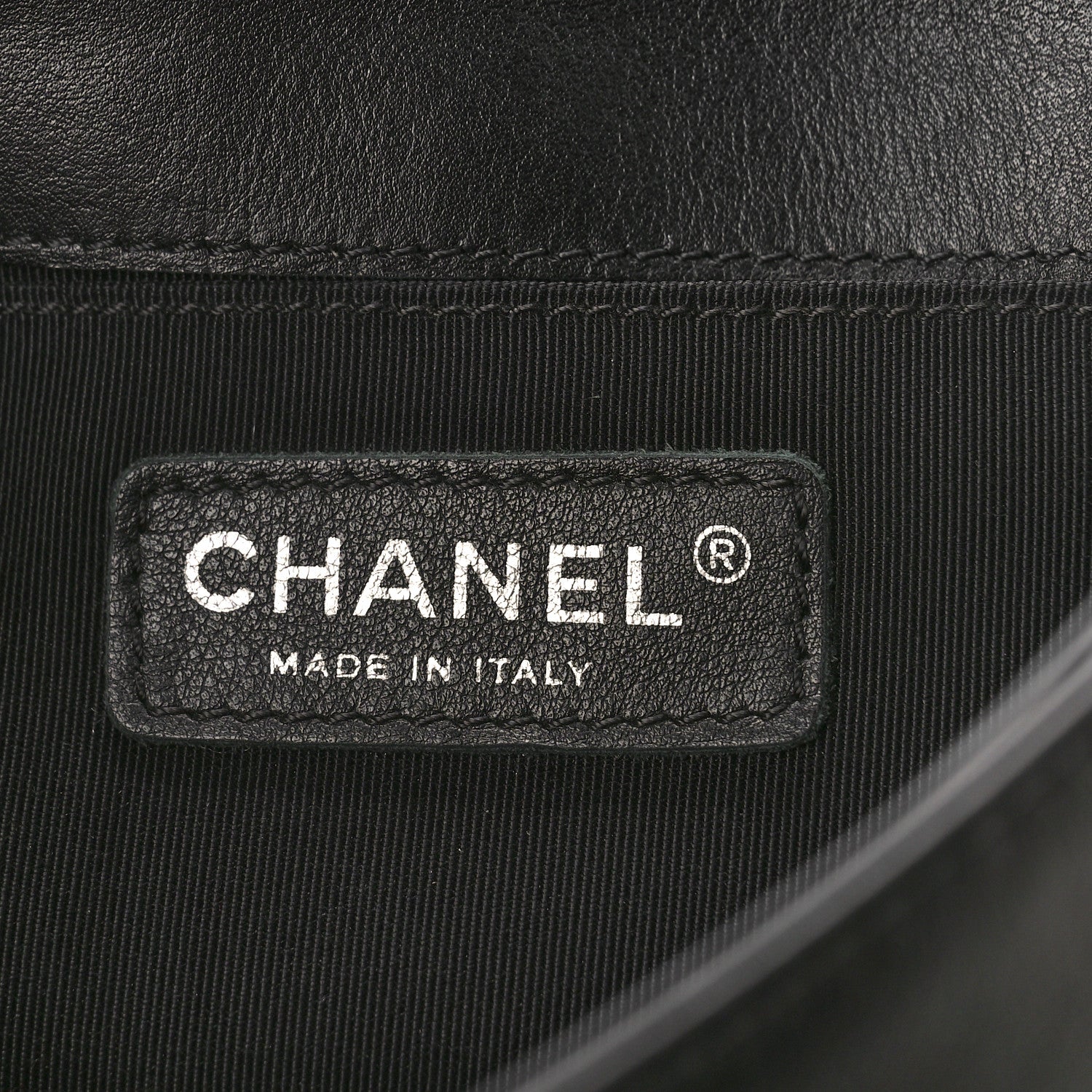 Chanel Calfskin Enchained Medium Boy Flap Black 7 of 10