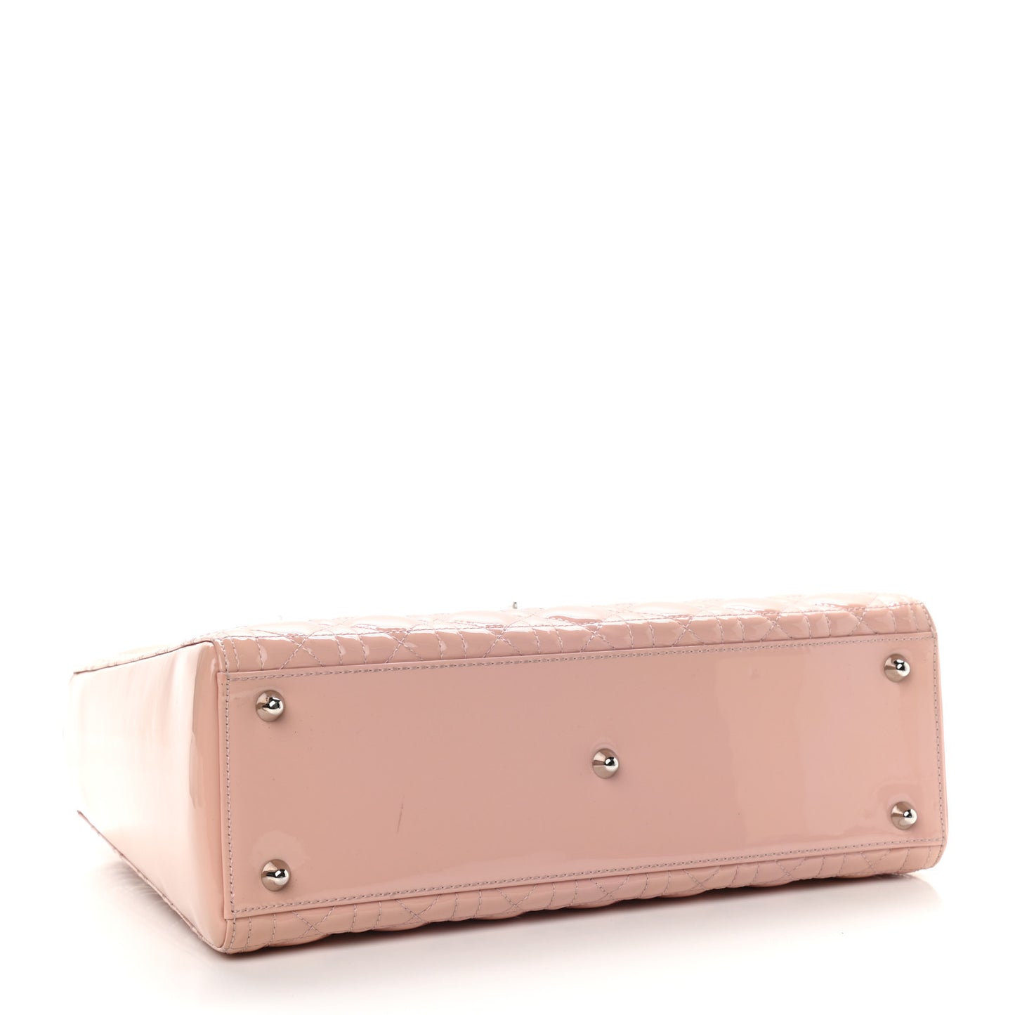 Patent Cannage Large Lady Dior Pink