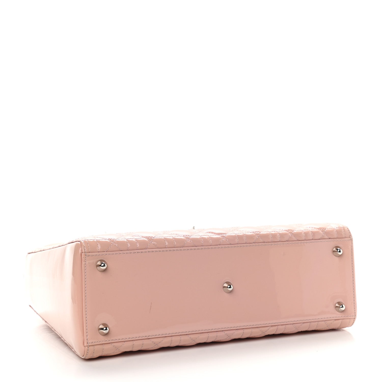 Christian Dior Patent Cannage Large Lady Dior Pink 4 of 9