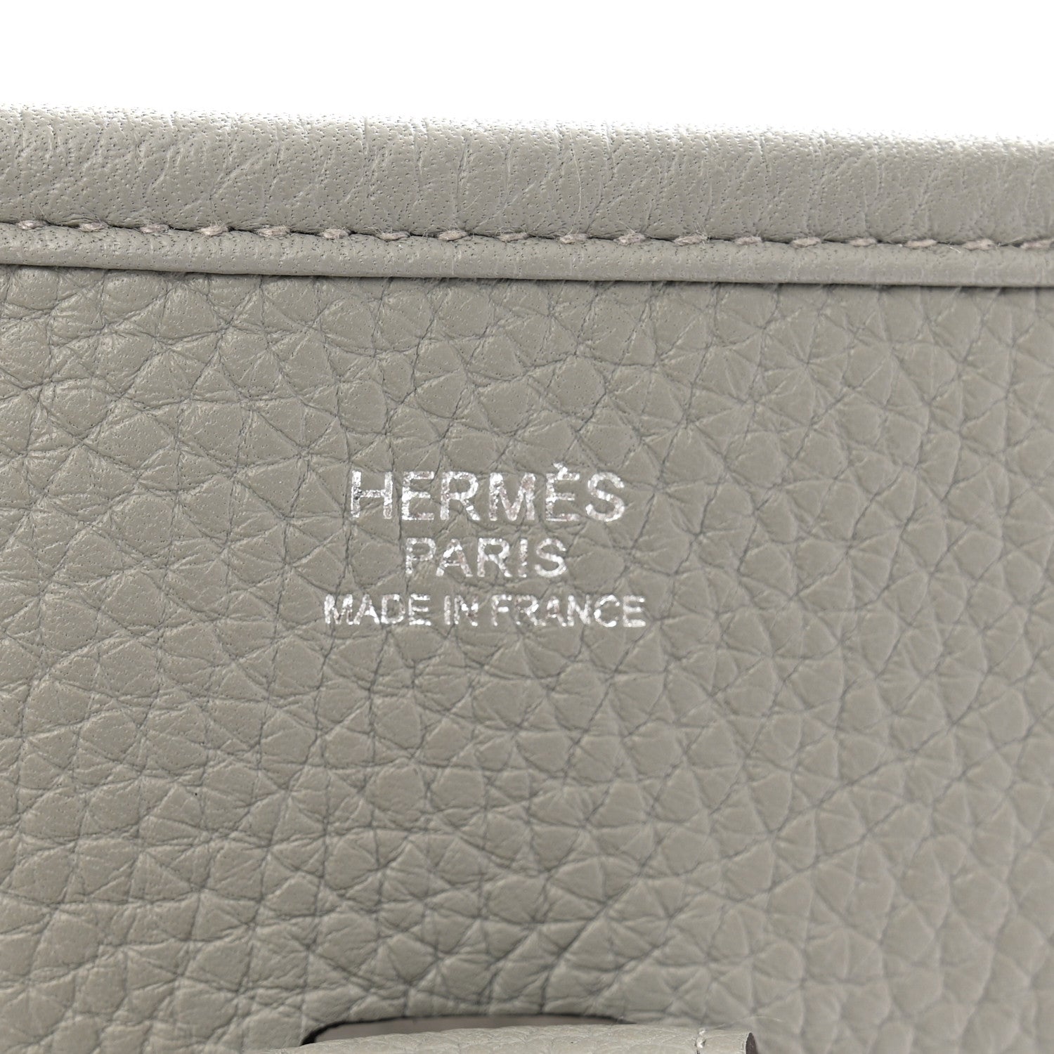 Hermes Taurillon Clemence Evelyne III PM Gris Mouette 6 of 11