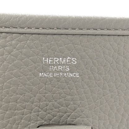 Hermes Taurillon Clemence Evelyne III PM Gris Mouette 6 of 11