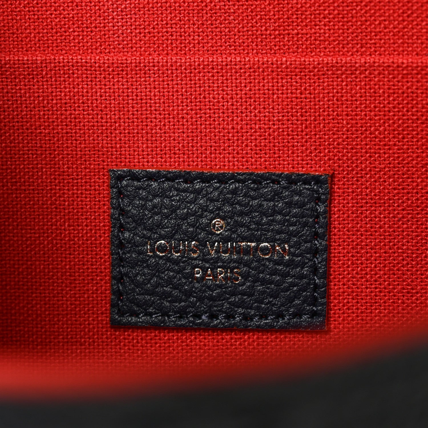 Louis Vuitton Empreinte Pochette Felicie Chain Wallet Marine Rouge 6 of 10