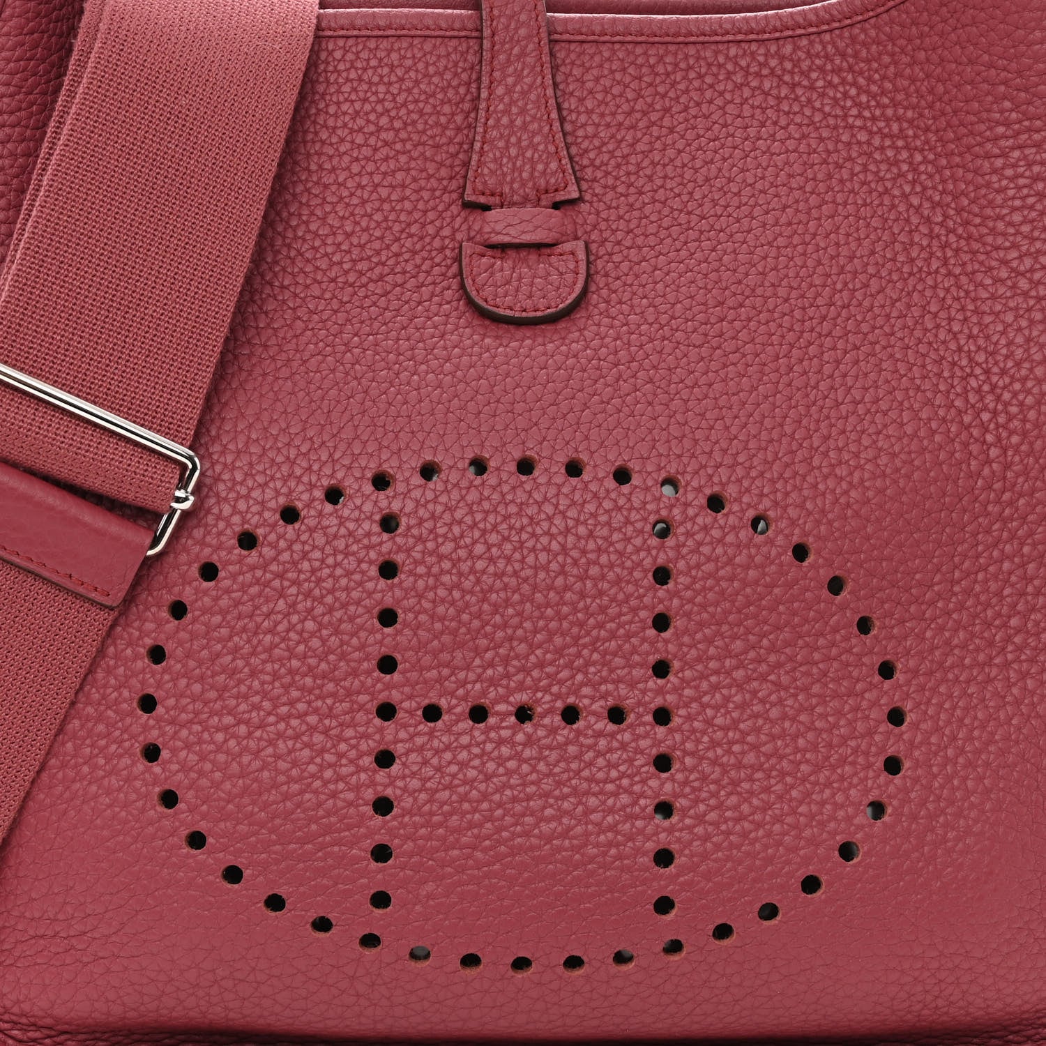 Hermes Taurillon Clemence Evelyne III PM Bois de Rose 8 of 10