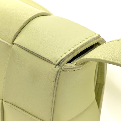 Bottega Veneta Lambskin Maxi Intreccio Candy Cassette Crossbody Bag Lemon Washed 16 of 16