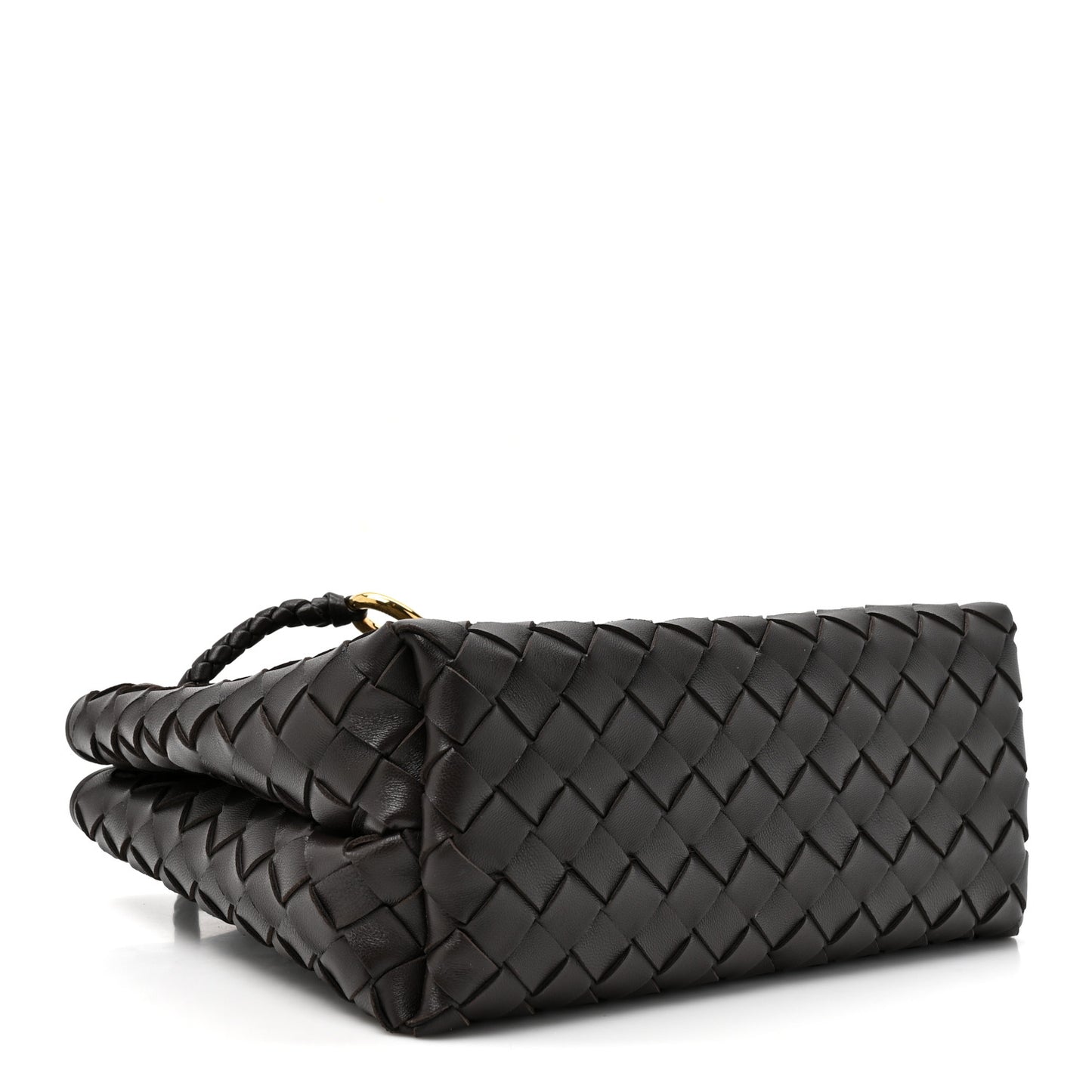 Nappa Intrecciato Small Andiamo Shoulder Bag Fondant