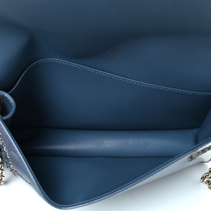 Christian Dior Patent Cannage Lady Dior Convertible Clutch Blue 5 of 5