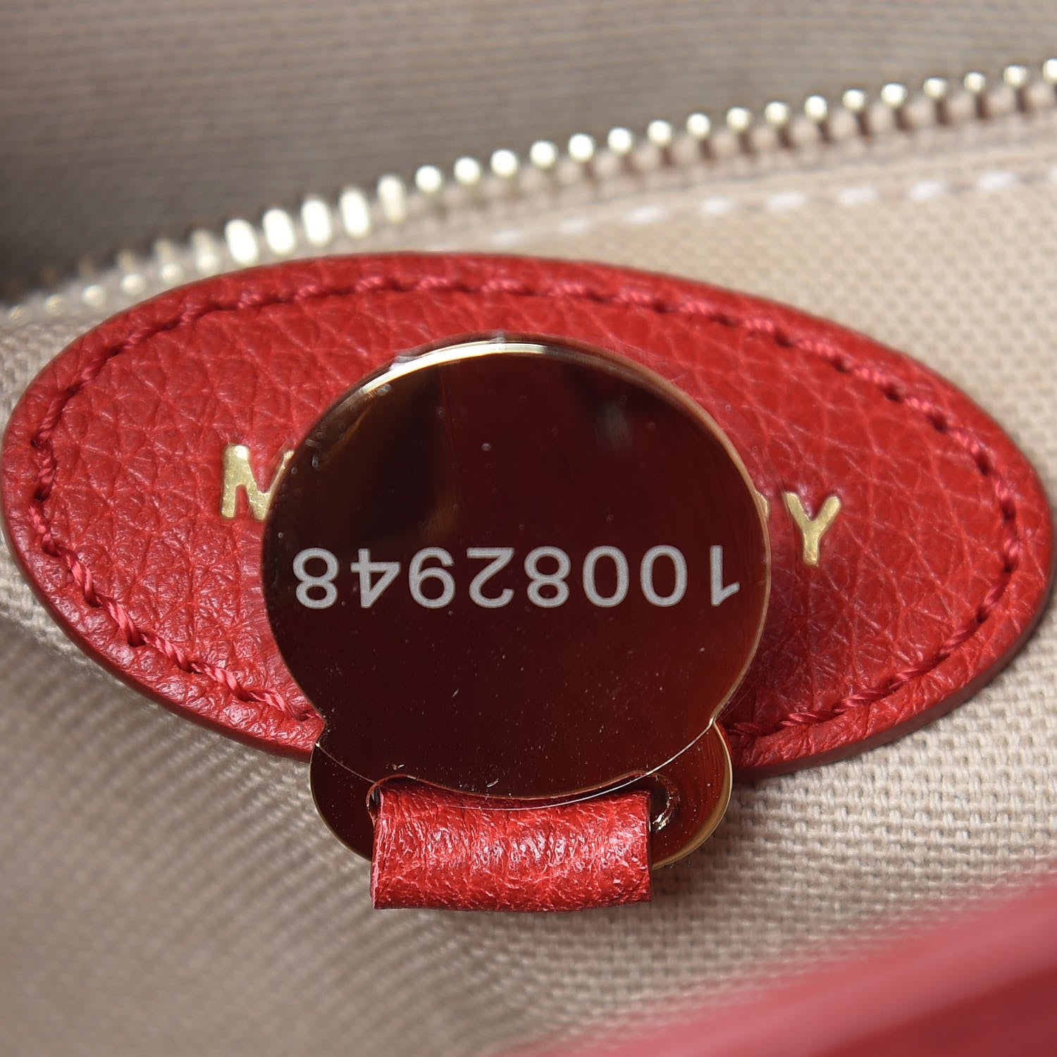 Mulberry Small Classic Grain Kensington Poppy Red 10 of 11