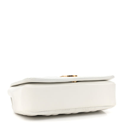 Burberry Lambskin Quilted Small Lola Bag White 4 of 9