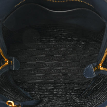 Prada Vitello Phenix Hobo Baltico 5 of 9