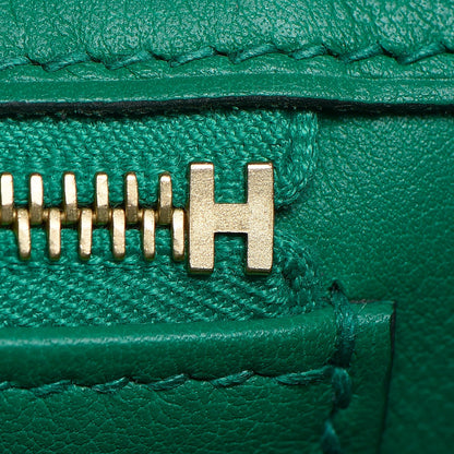 Hermes Swift Birkin 25 Vert Vertigo 13 of 40