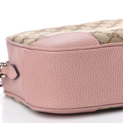 Gucci Monogram Mini Bree Messenger Bag Beige Soft Pink 6 of 11
