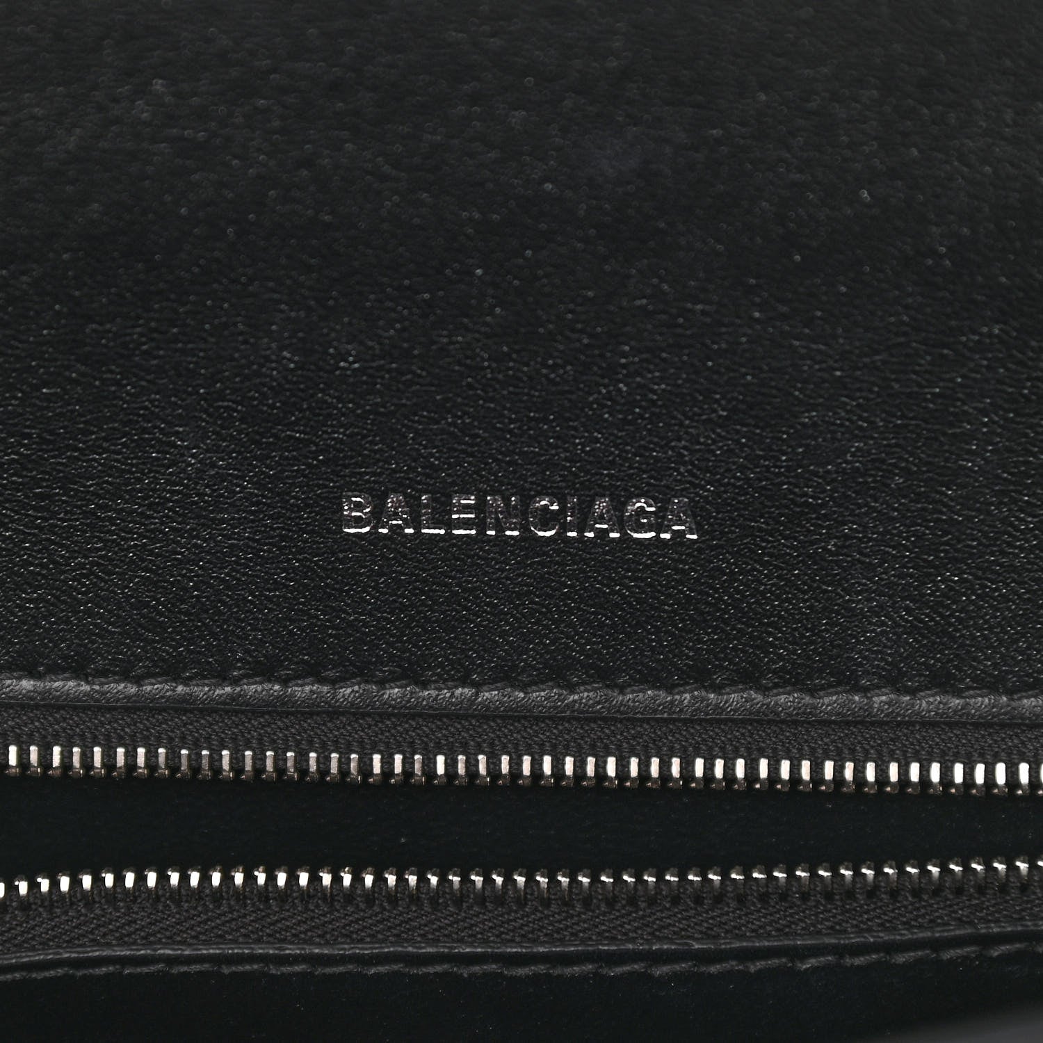 Balenciaga Smooth Calfskin Spray Polka Dot Small Hourglass Top Handle Bag Black White 6 of 10