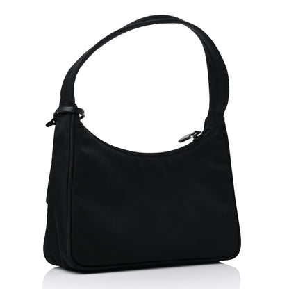Prada Tessuto Nylon Mini Re-Edition 2000 Bag Black 3 of 8