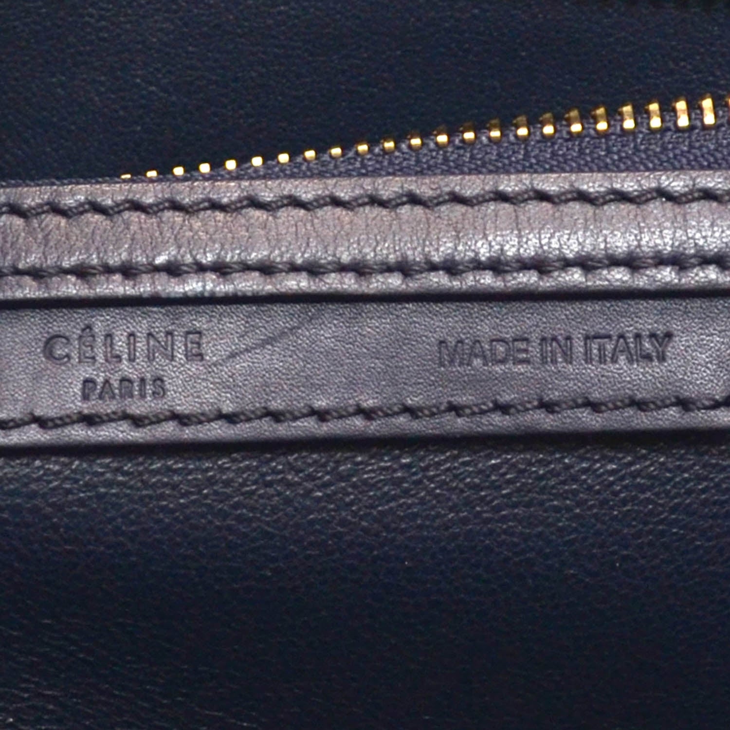 Celine Smooth Calfskin Mini Luggage Navy 5 of 7