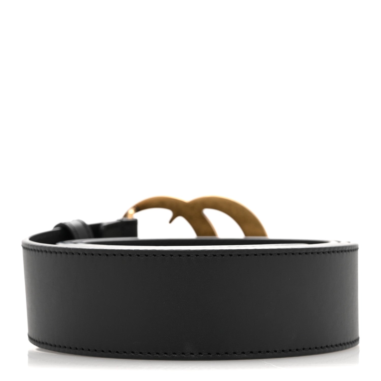 Gucci Calfskin Double G 40mm Belt 115 46 Black 2 of 6