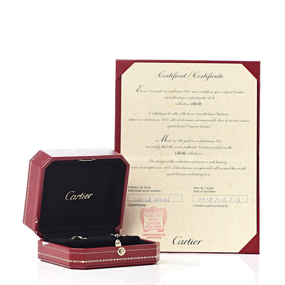 Cartier 18K Pink Gold Diamond Caresse D'Orchidees Par Earrings 6 of 6