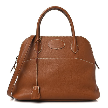 Hermes Taurillon Clemence Bolide 31 Gold 1 of 7