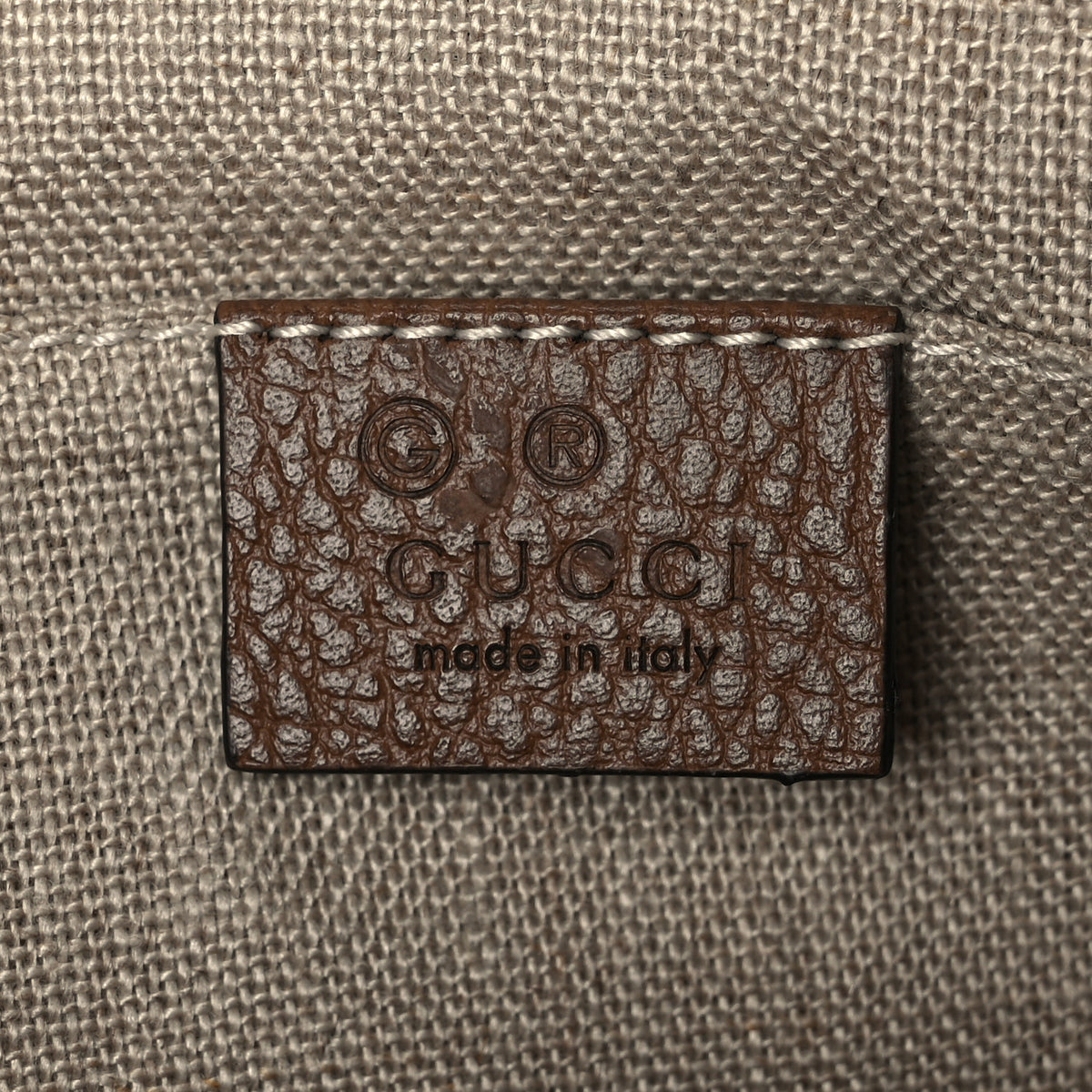 Gucci Monogram Mini Bree Messenger Bag Beige Tabacco 6 of 11