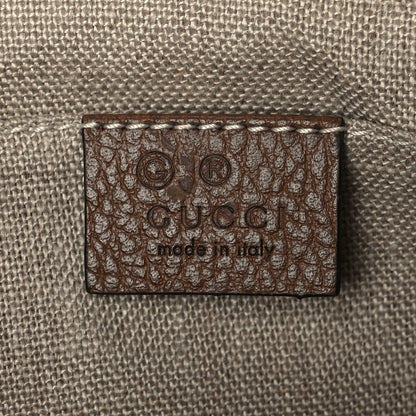 Gucci Monogram Mini Bree Messenger Bag Beige Tabacco 6 of 11