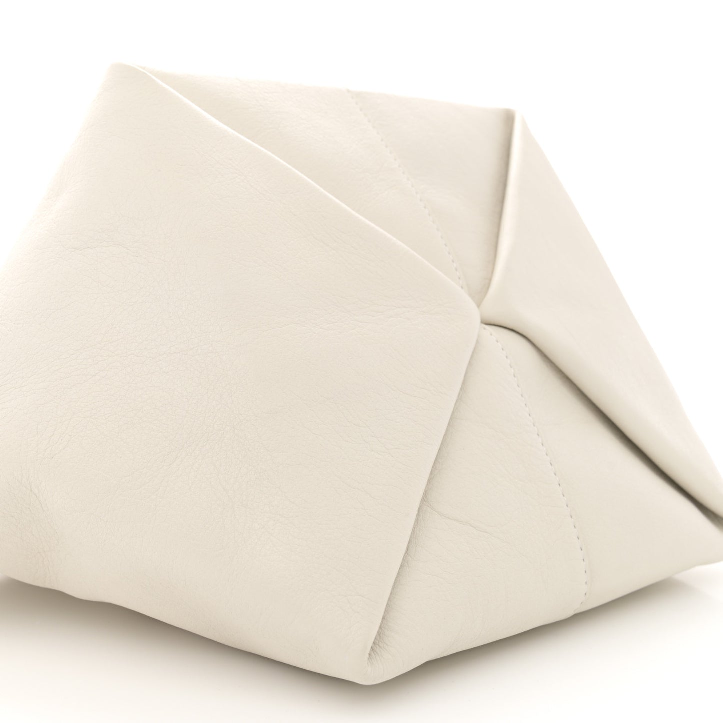 Calfskin Mini Tulipano Bag Bianca