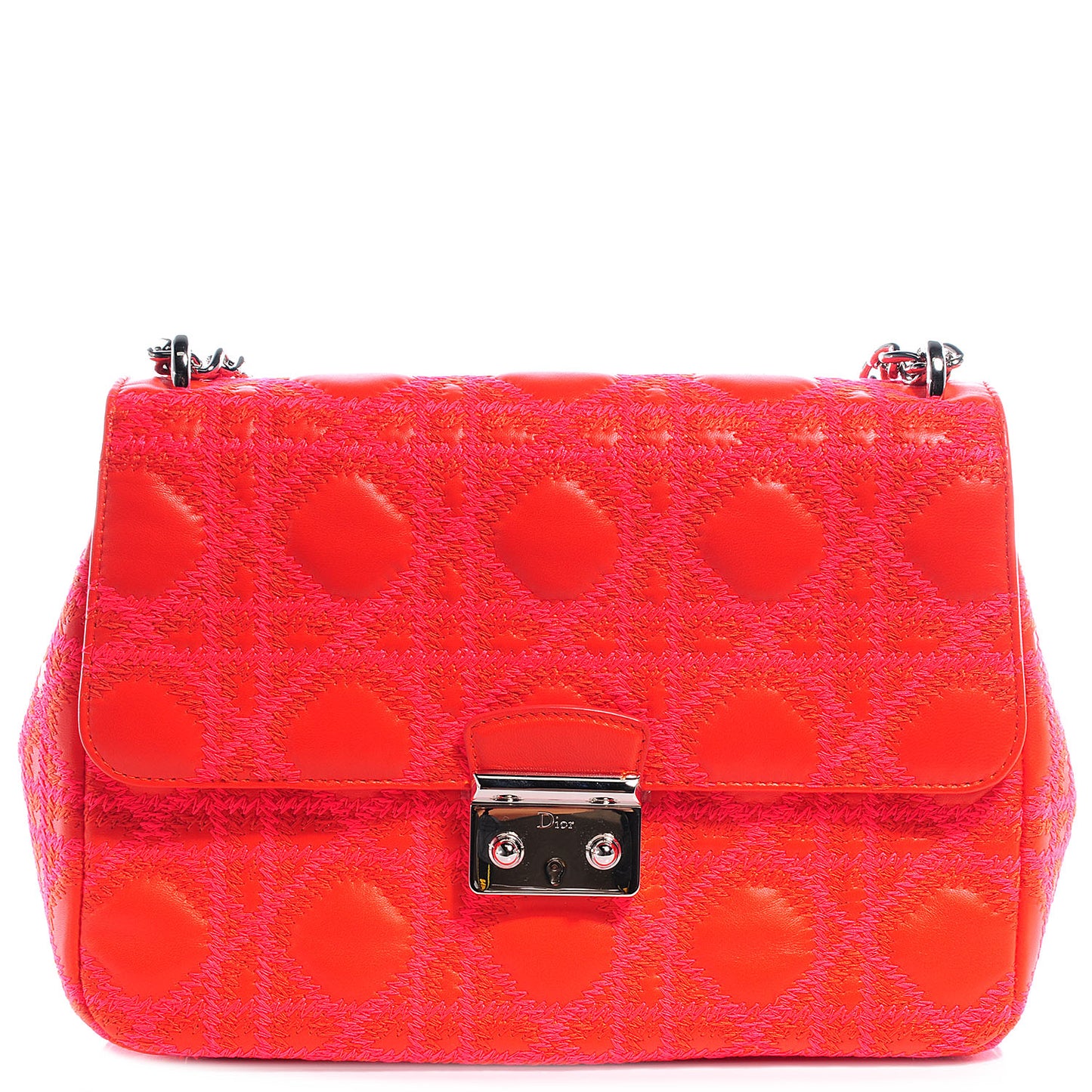 Lambskin Cannage Small Miss Dior Flap
