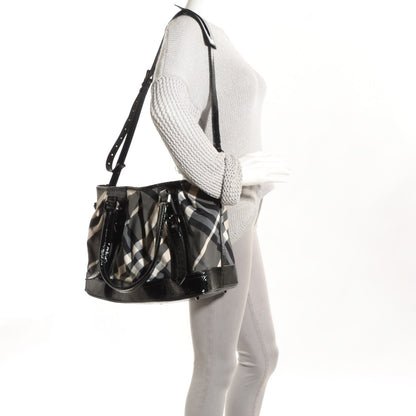 Burberry Nylon Beat Check Lowry Black 2 of 8