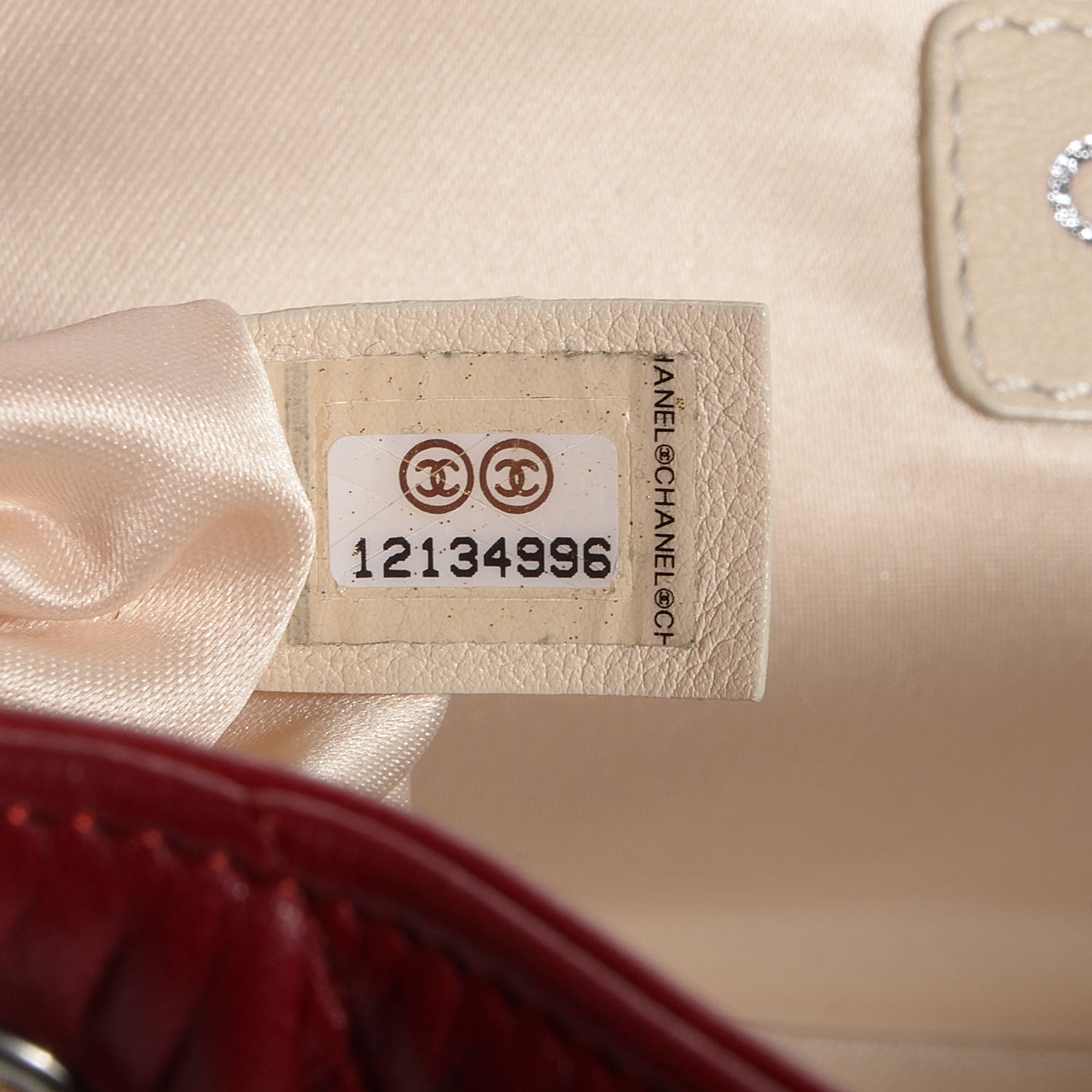 Chanel Lambskin Quilted East West Accordion Flap Red 8 of 8