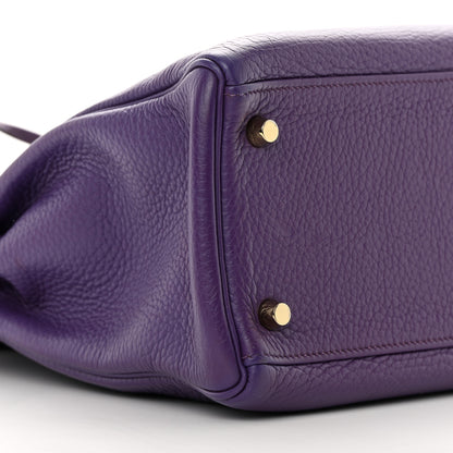 Hermes Taurillon Clemence Kelly Retourne 32 Crocus 9 of 16