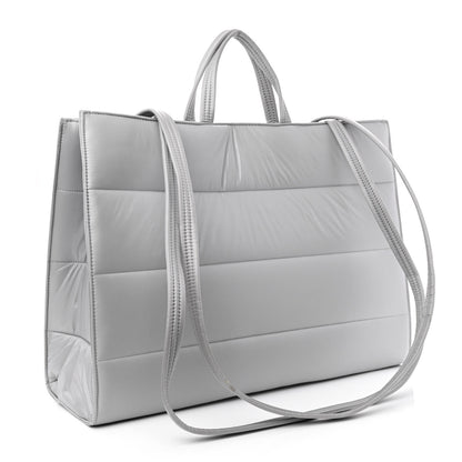 Telfar Nylon Large Puff Shopping Bag Grey 3 of 11