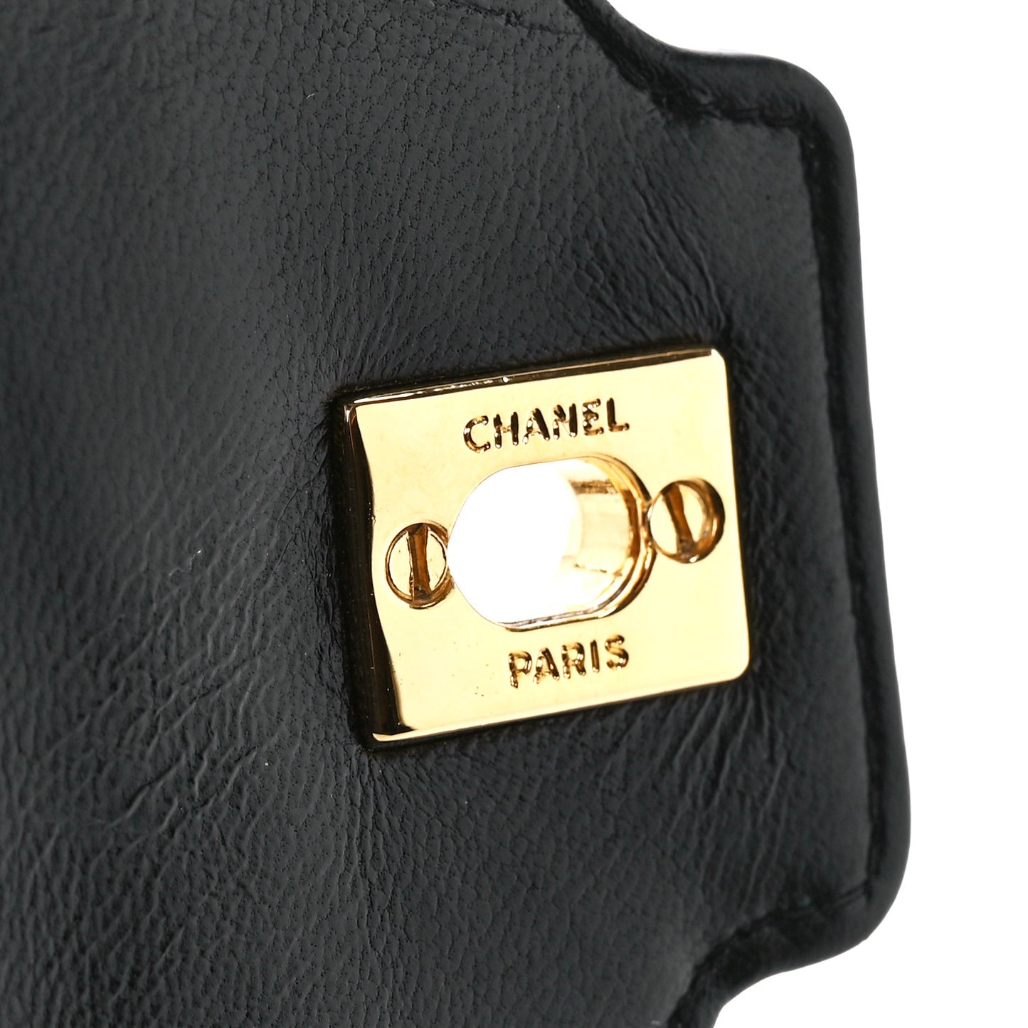 Lambskin Quilted Small Single Flap Black