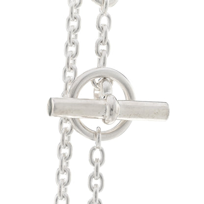 Hermes Sterling Silver Farandole Necklace 160 4 of 6