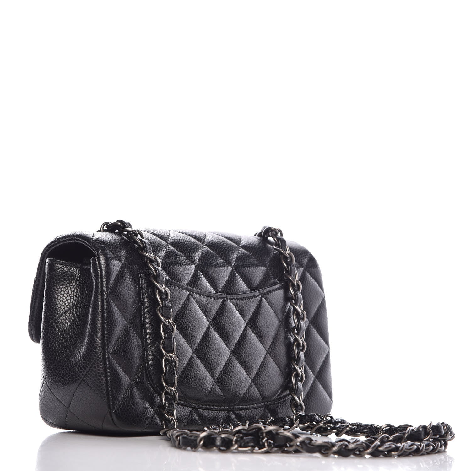 Chanel Caviar Quilted Mini Rectangular Flap Black 3 of 8
