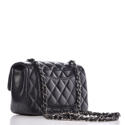 Chanel Caviar Quilted Mini Rectangular Flap Black 3 of 8