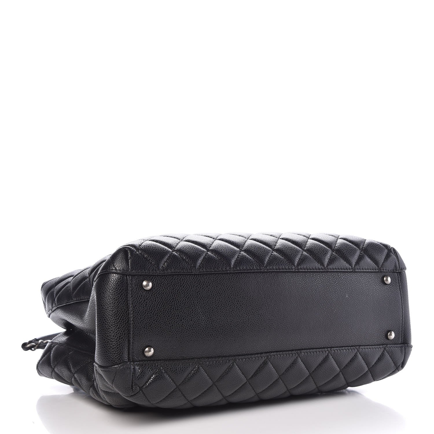 Chanel Caviar Quilted City Shopping Tote Black 4 of 10