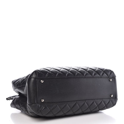 Chanel Caviar Quilted City Shopping Tote Black 4 of 10