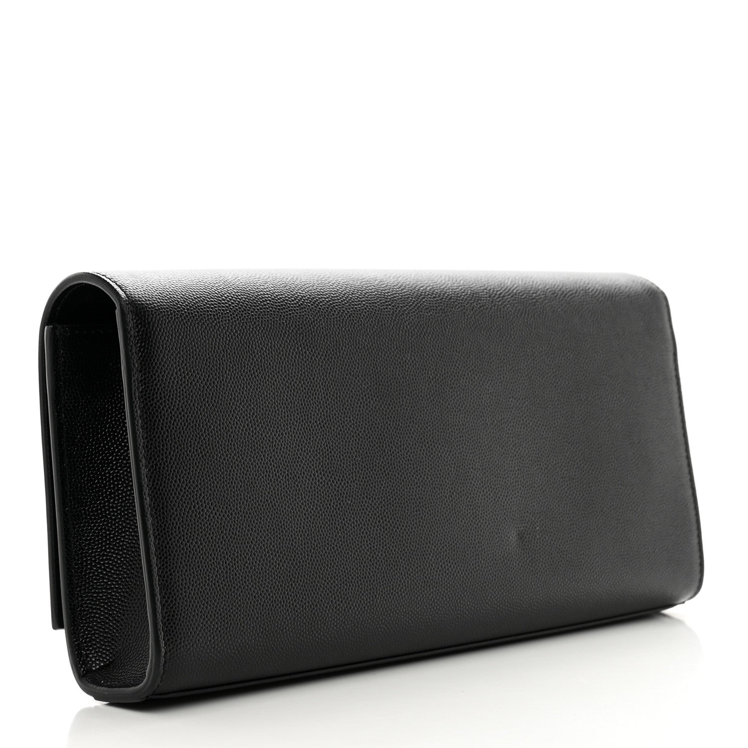 Saint Laurent Grain De Poudre Monogram Cassandre Clutch Black 3 of 8