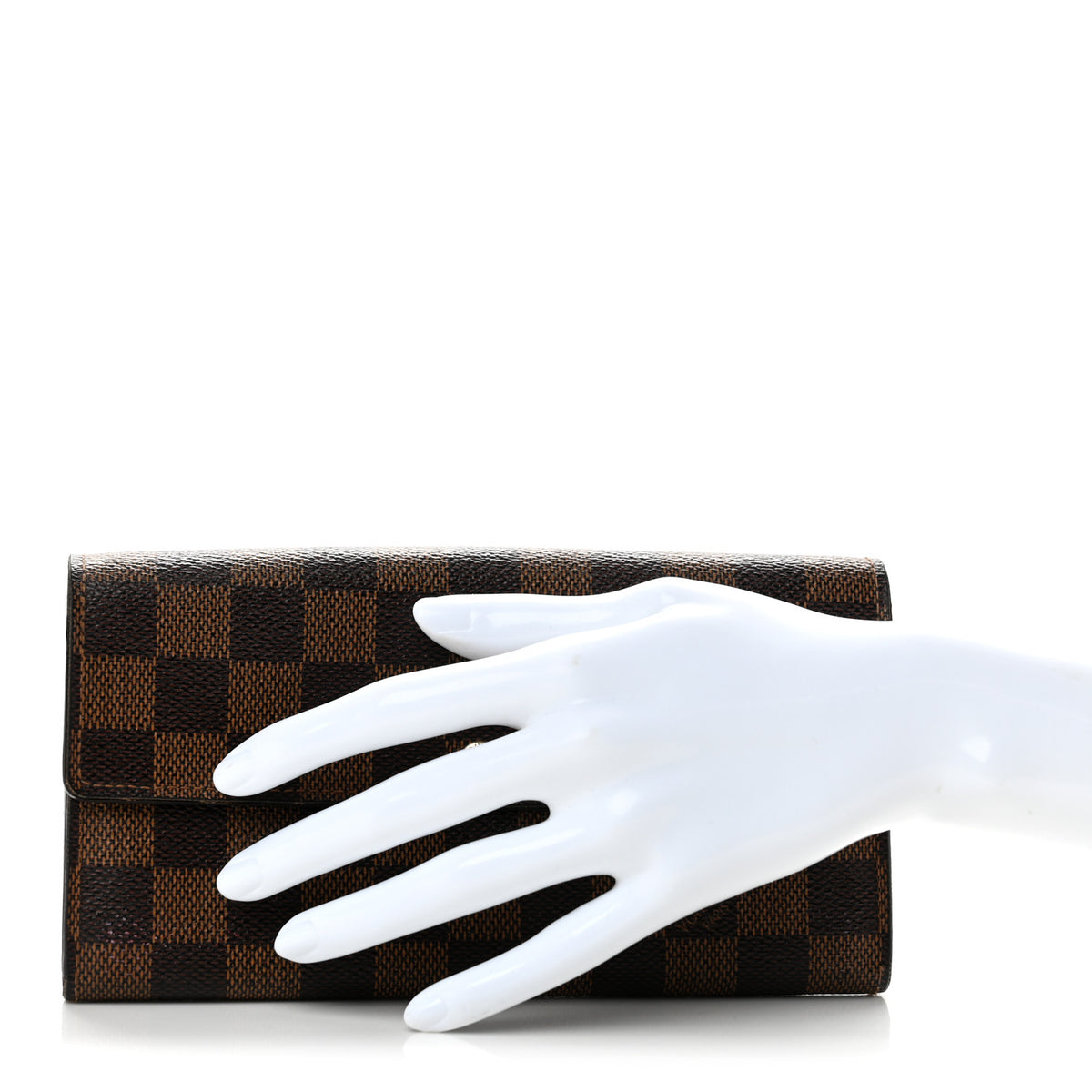 Louis Vuitton Damier Ebene Sarah Wallet 2 of 12