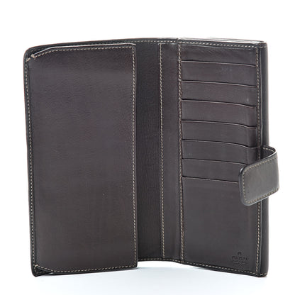 Gucci Calfskin Britt Continental Wallet Brown 6 of 12