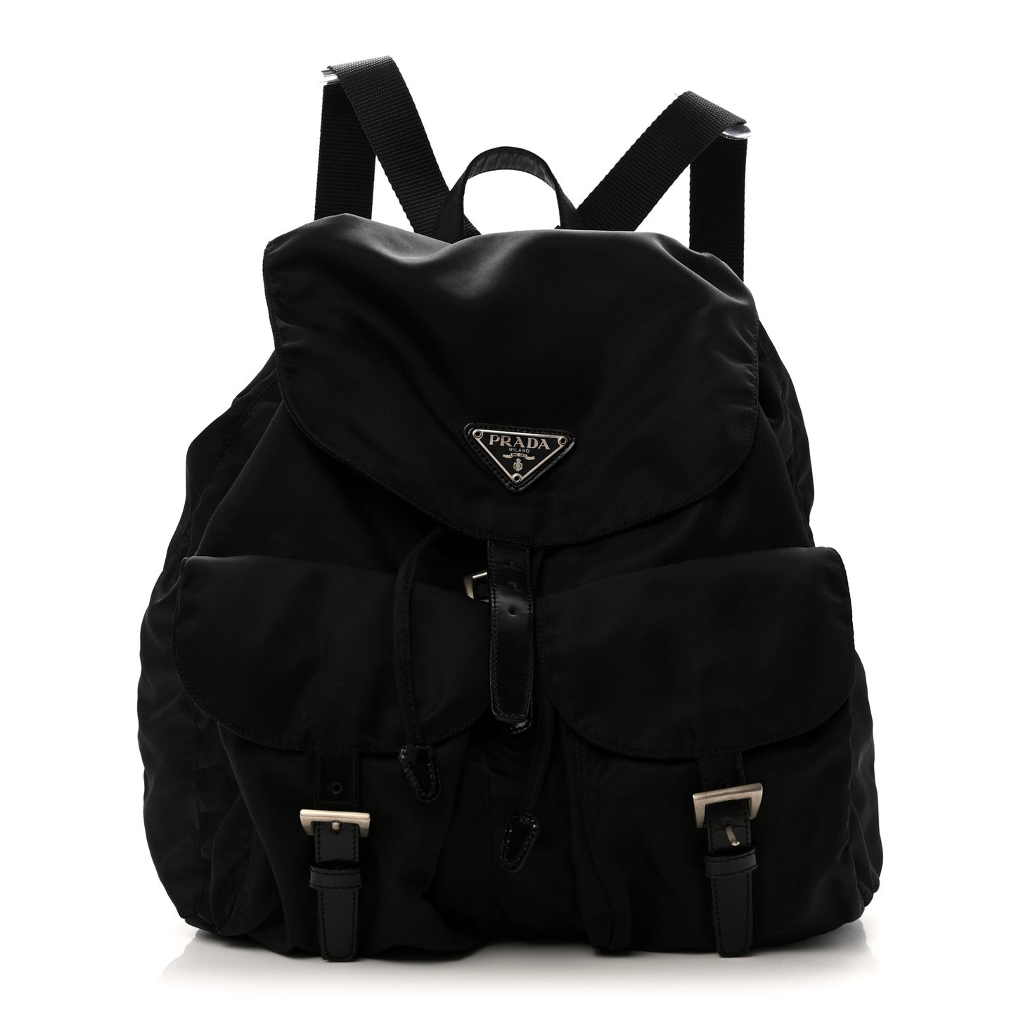 Nylon Vela Medium Backpack Black