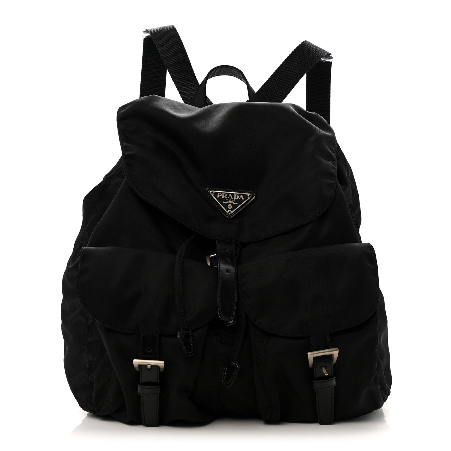 Prada Nylon Vela Medium Backpack Black 1 of 14