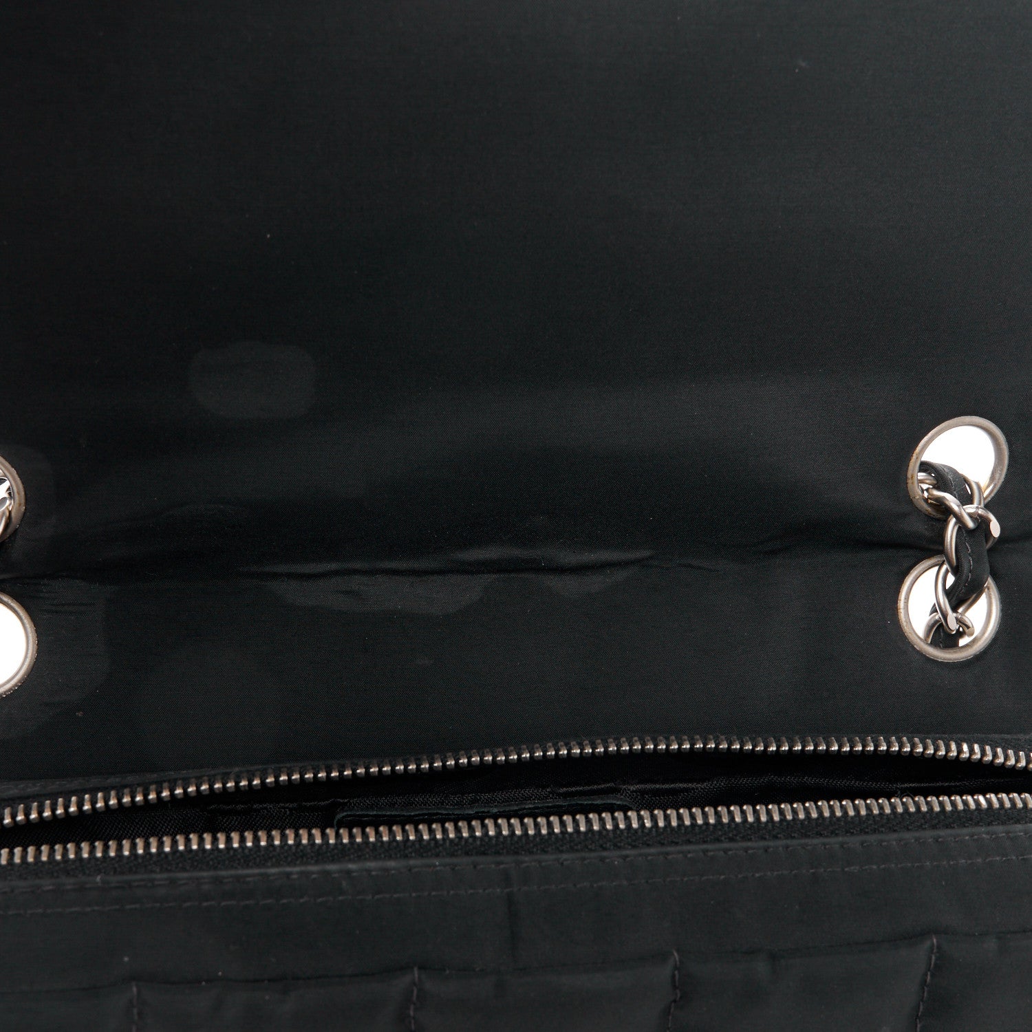 Chanel Nylon Square Quilted Flap Black 12 of 13