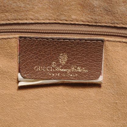 Gucci Coated Canvas Monogram Boston Brown 6 of 8